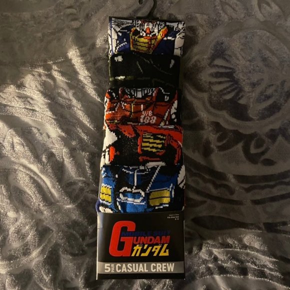 Bioworld Other - Gundam crew socks 5 pack